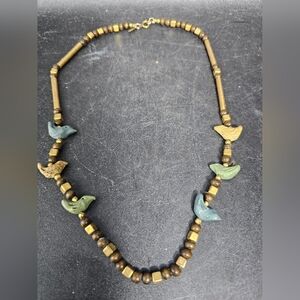 Vintage 70's Cadoro Fetish‎ Necklace With Birds